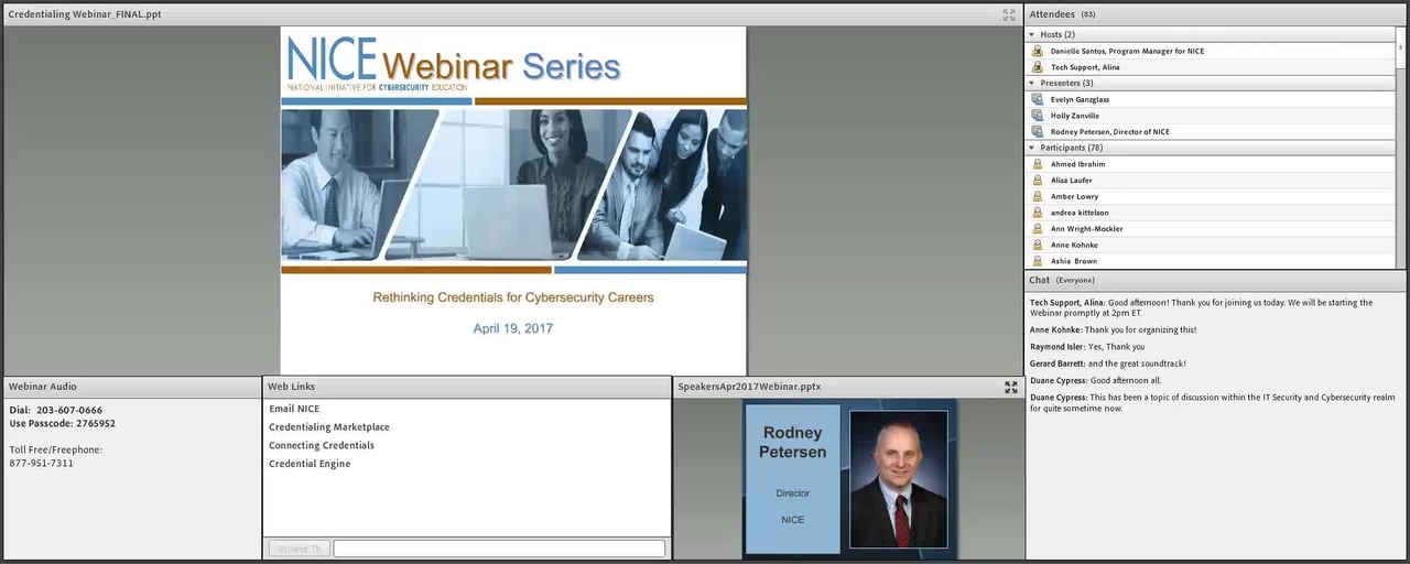 NICE Webinar Series: Rethinking Credentials for Cybersecurity Careers