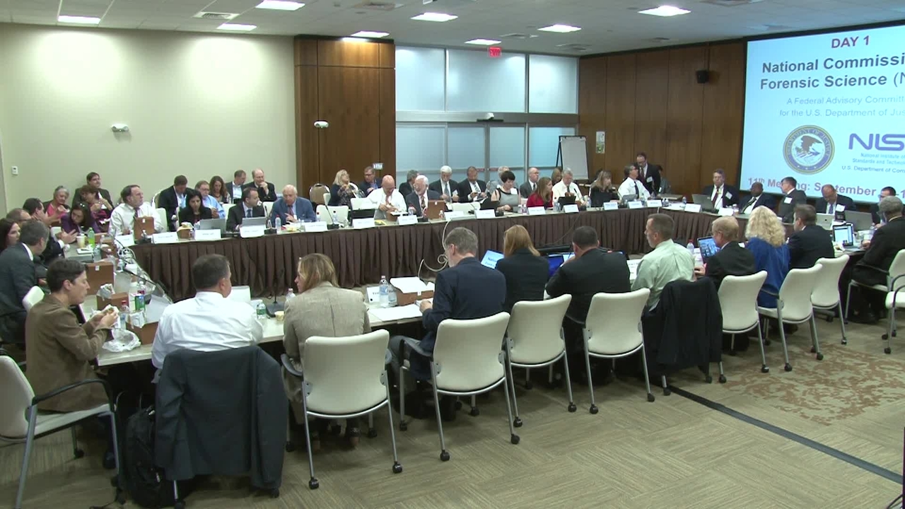 National Commission on Forensic Science - Meeting 11, Part 1