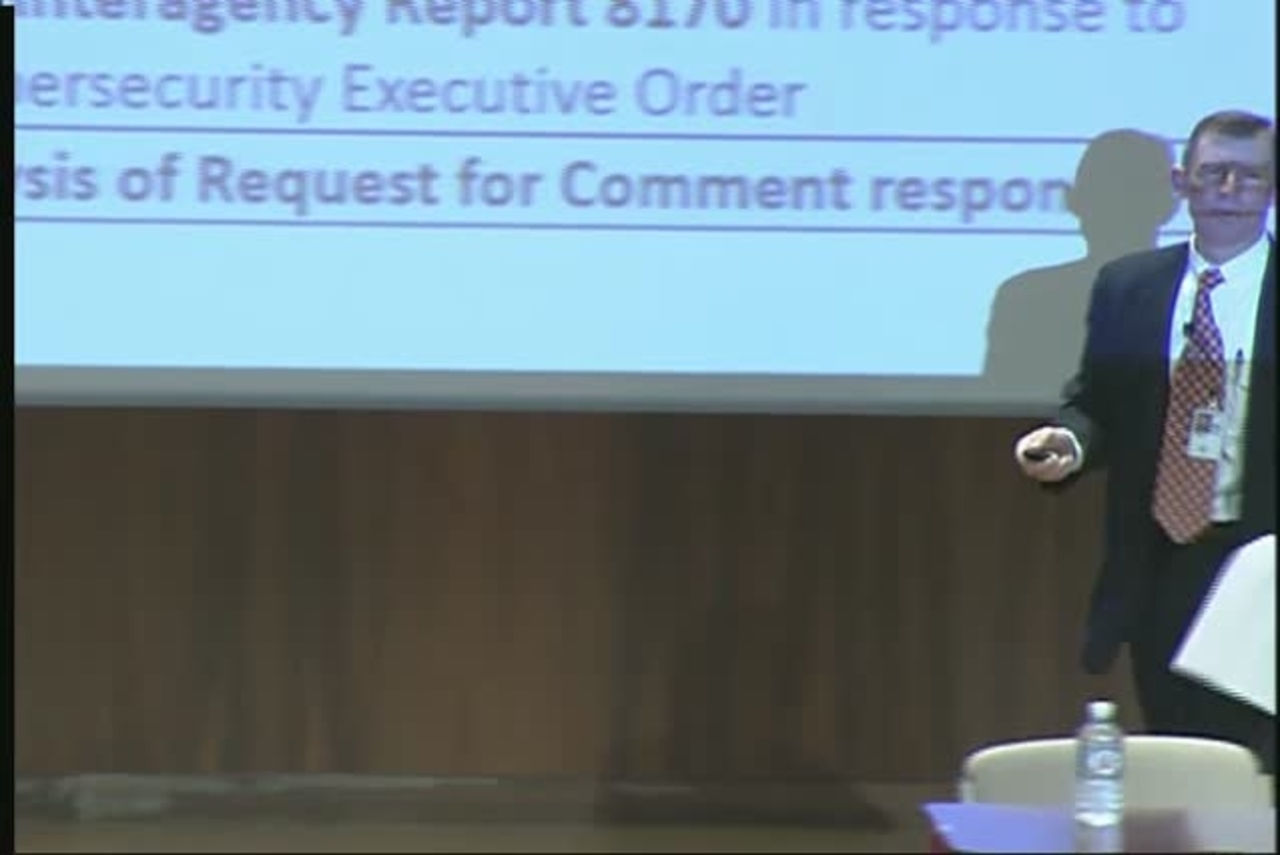 Cybersecurity Framework Webcast, Day 1, Part 2