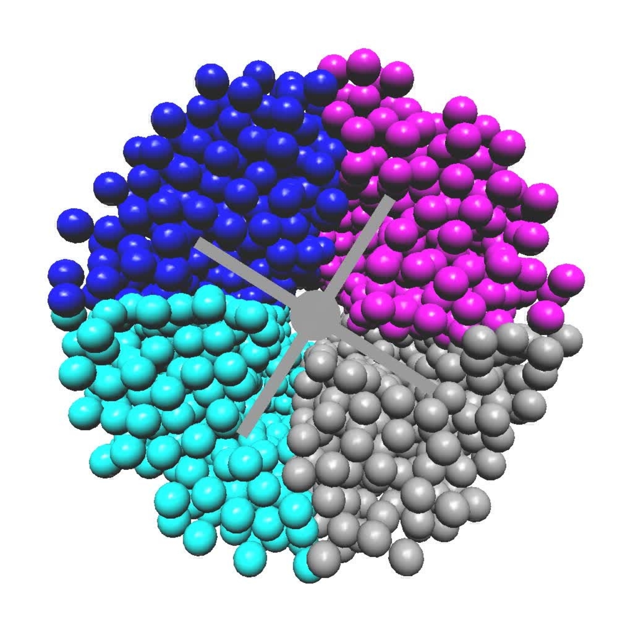 Simulation of a Hard Sphere Suspension in a Vane Rheometer