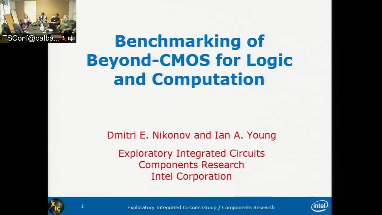 NSCI Seminar:  Benchmarking Beyond CMOS Logic for Computation - Ian Young