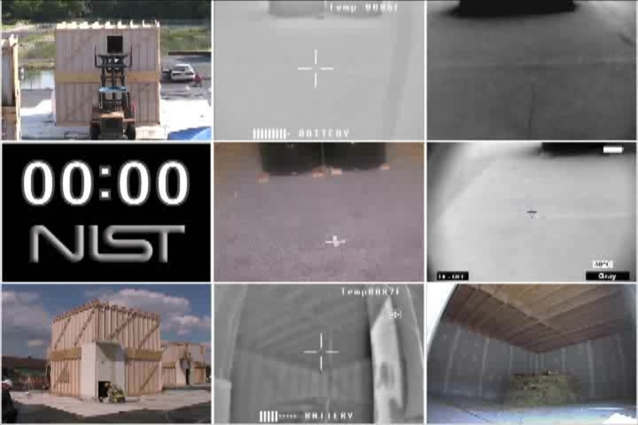 Test 3 - Examination of the Thermal Conditions of a Wood Floor Assembly above a Compartment Fire