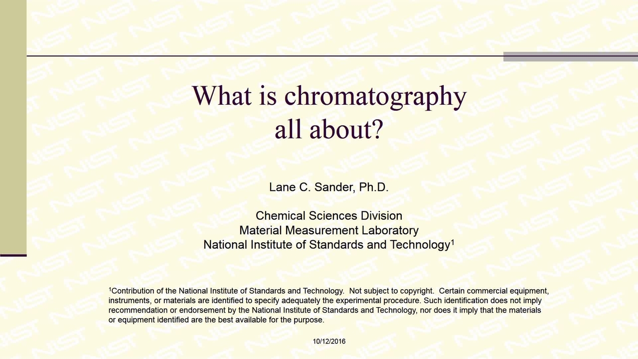 What is Chromatography All About?
