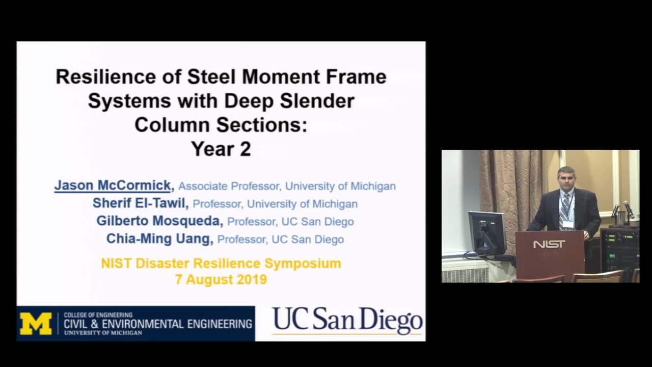 Resilience of Steel Moment Frame Systems with Deep Slender Column Sections: 2019 Disaster Resilience Symposium