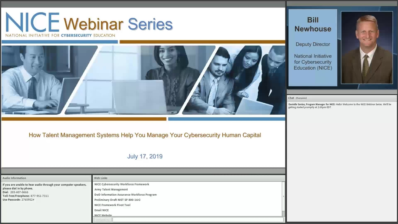 NICE Webinar: How Talent Management Systems Help You Manage Your Cybersecurity Human Capital