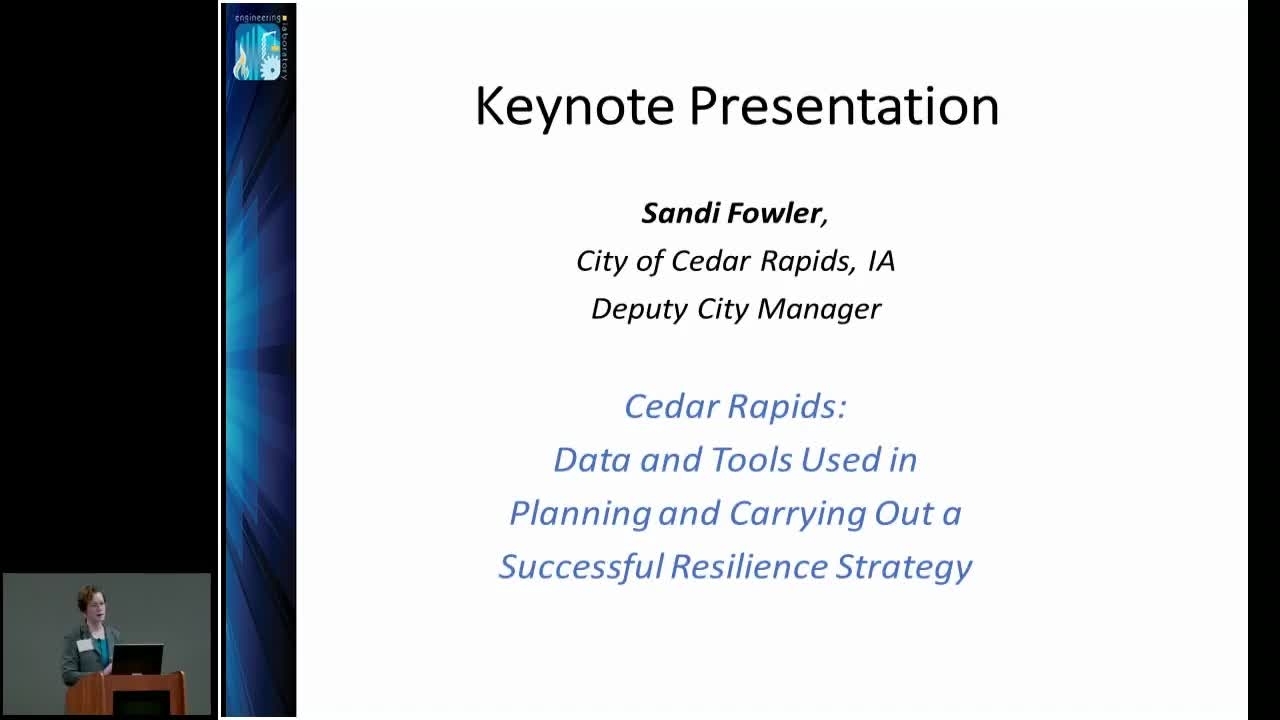 Keynote Address - 2018 Community Resilience Data Workshop