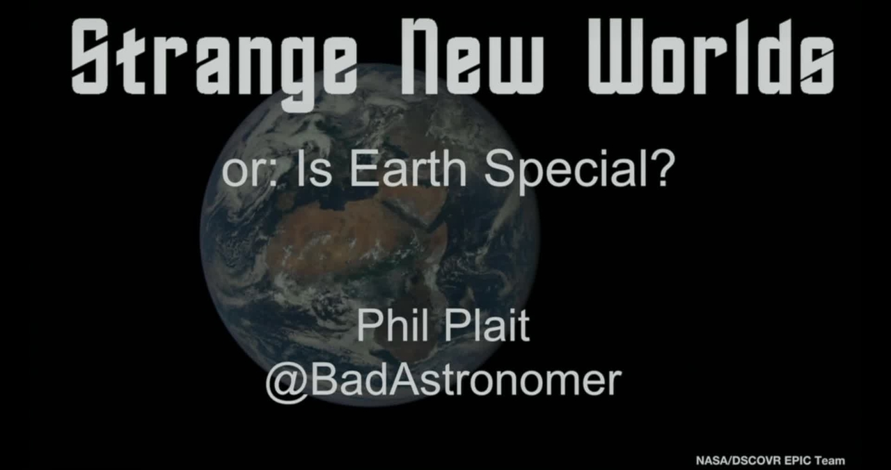 NIST Colloquium Series: Strange New Worlds, by Phil Plait