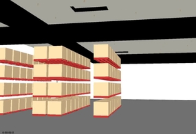 Fire Dynamics Simulator Fds Simulation Of A Storage Rack