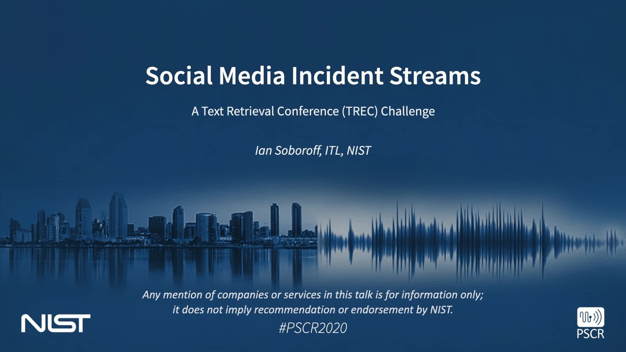 Social Media Incident Streams_On-Demand Session