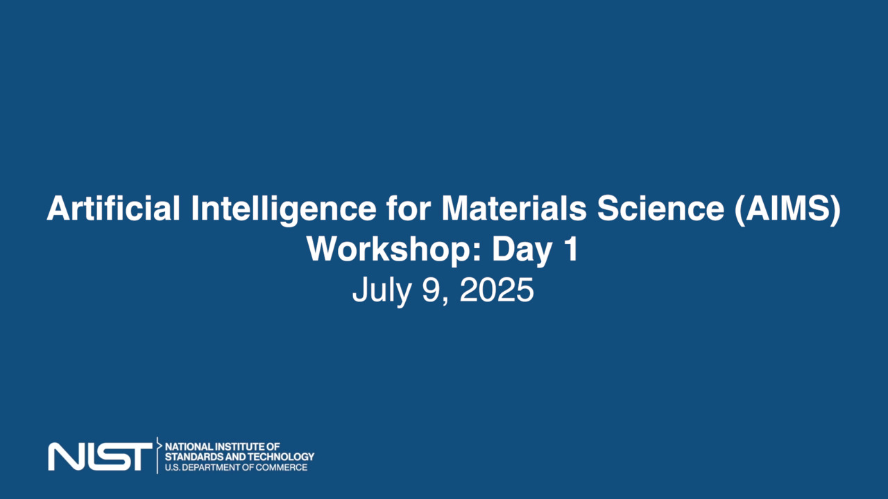 AIMS Workshop: Day 1