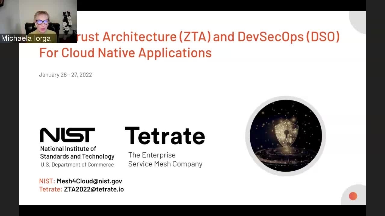 ZTA and DevSecOps for Cloud Native Applications (virtual) - Day 1 