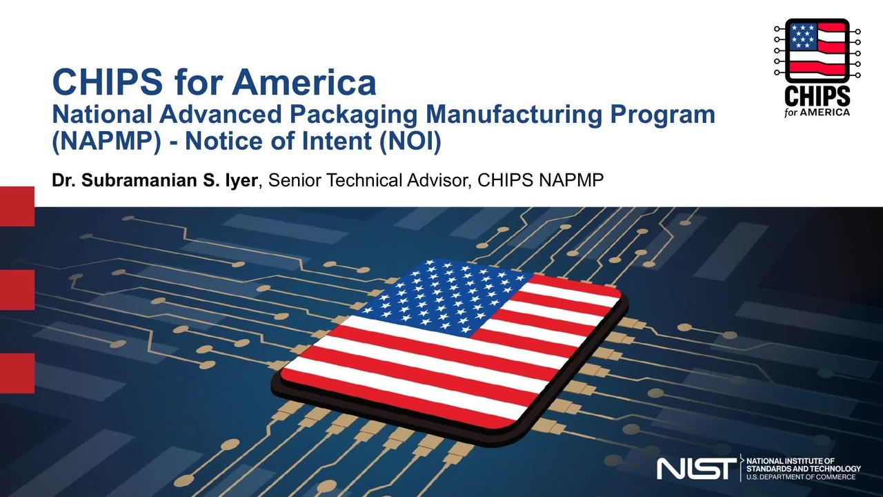 CHIPS NAPMP R&D Notice of Intent