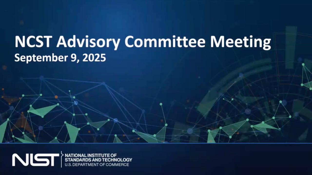 NCSTAC meeting-September 9, 2025
