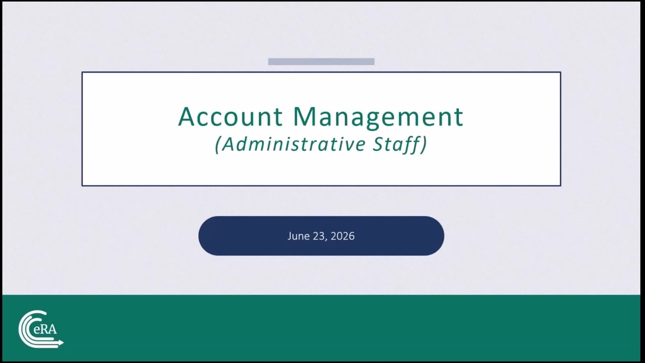 Account Management - Admins