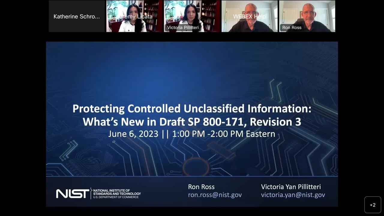 Protecting Controlled Unclassified Information - What's New: Draft SP800-171 Rev3