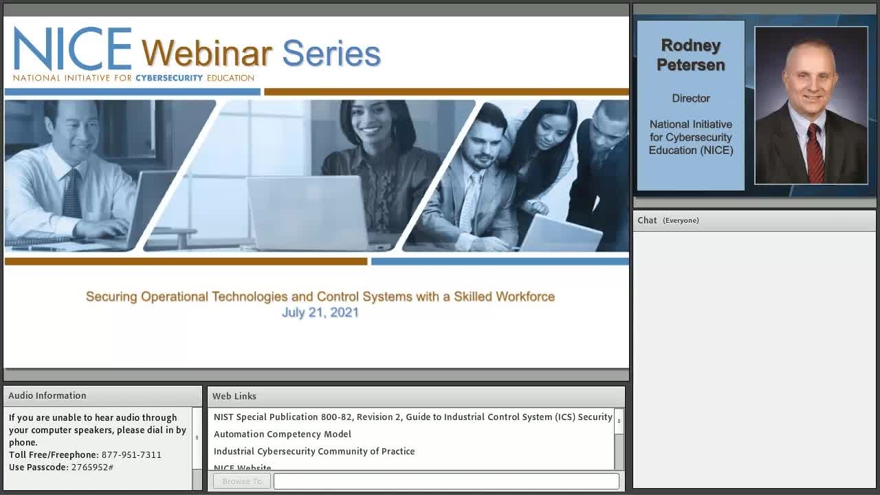 NICE Webinar: Securing Operational Technologies and Control Systems with a Skilled Workforce