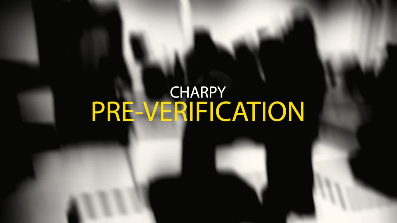 Charpy Testing – Preparation of a Machine for Verification Testing