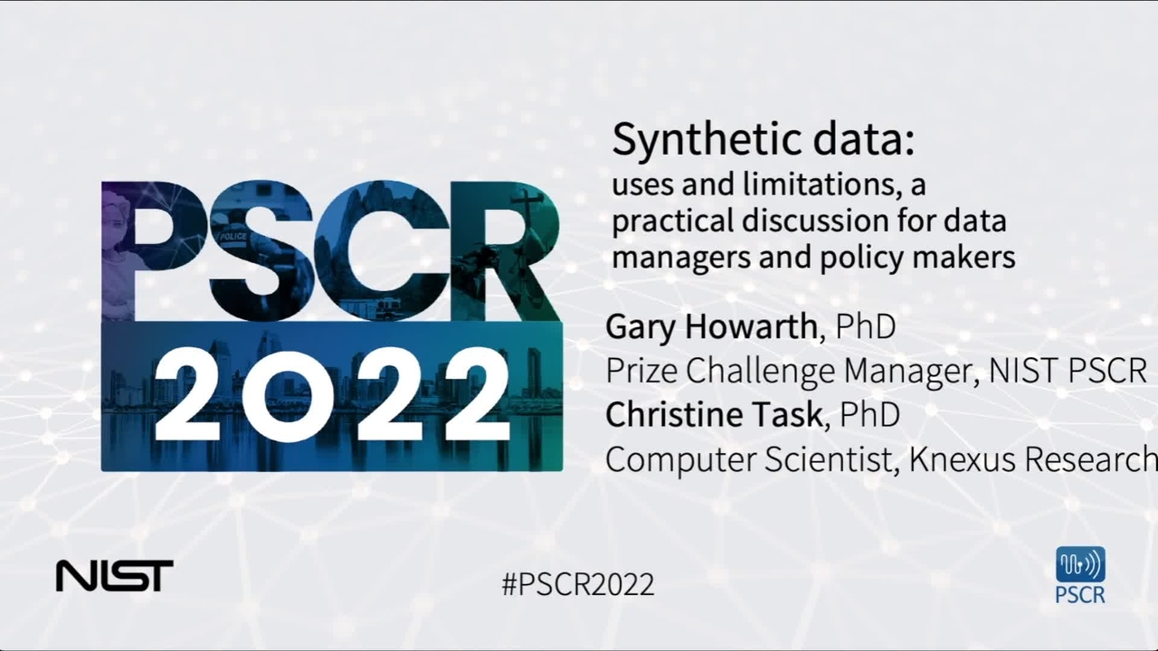 PSCR 2022_Synthetic Data_On-Demand