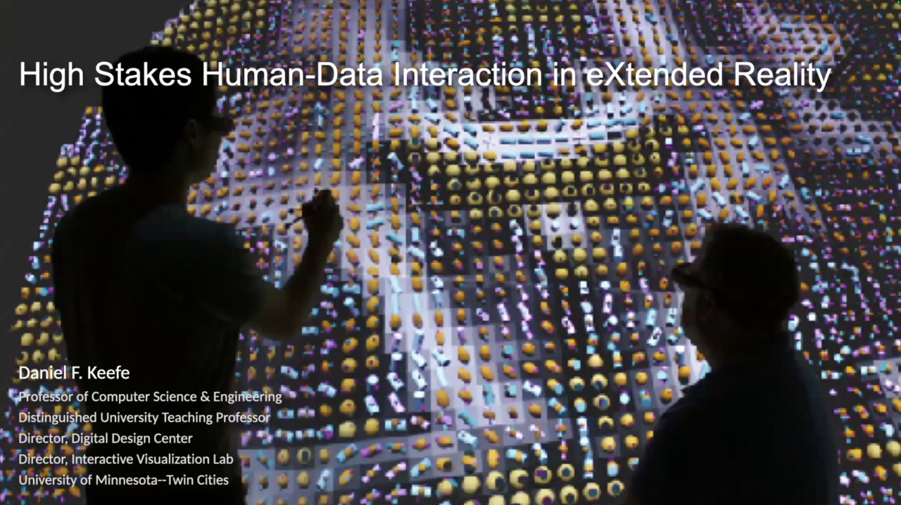 ACMD Seminar Series: High-Stakes Human-Data Interaction in eXtended Reality