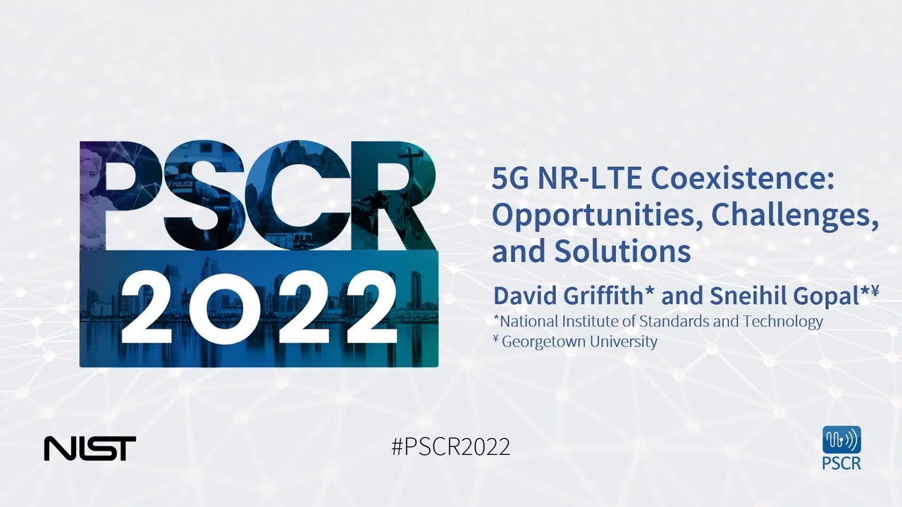 PSCR2022_5G NR-LTE Coexistence_On-Demand