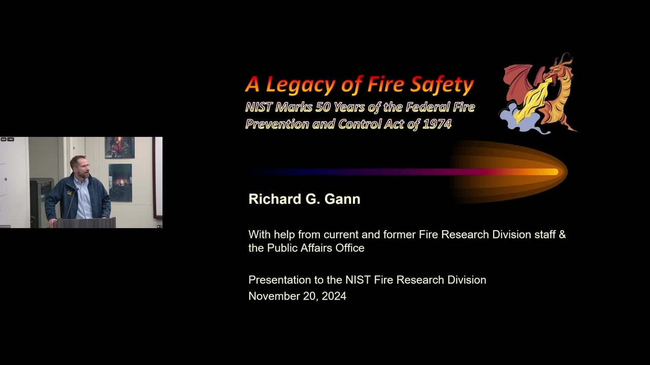 50th Anniversary of the Federal Fire Prevention and Control Act of 1974
