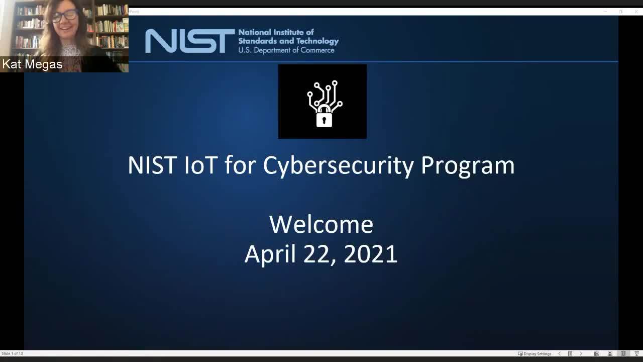 Part 1 Workshop Addressing Public Comment on NIST Cybersecurity for IoT Guidance