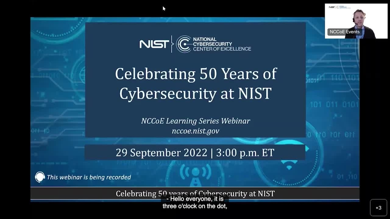 Celebrating 50 Years of Cybersecurity at NIST