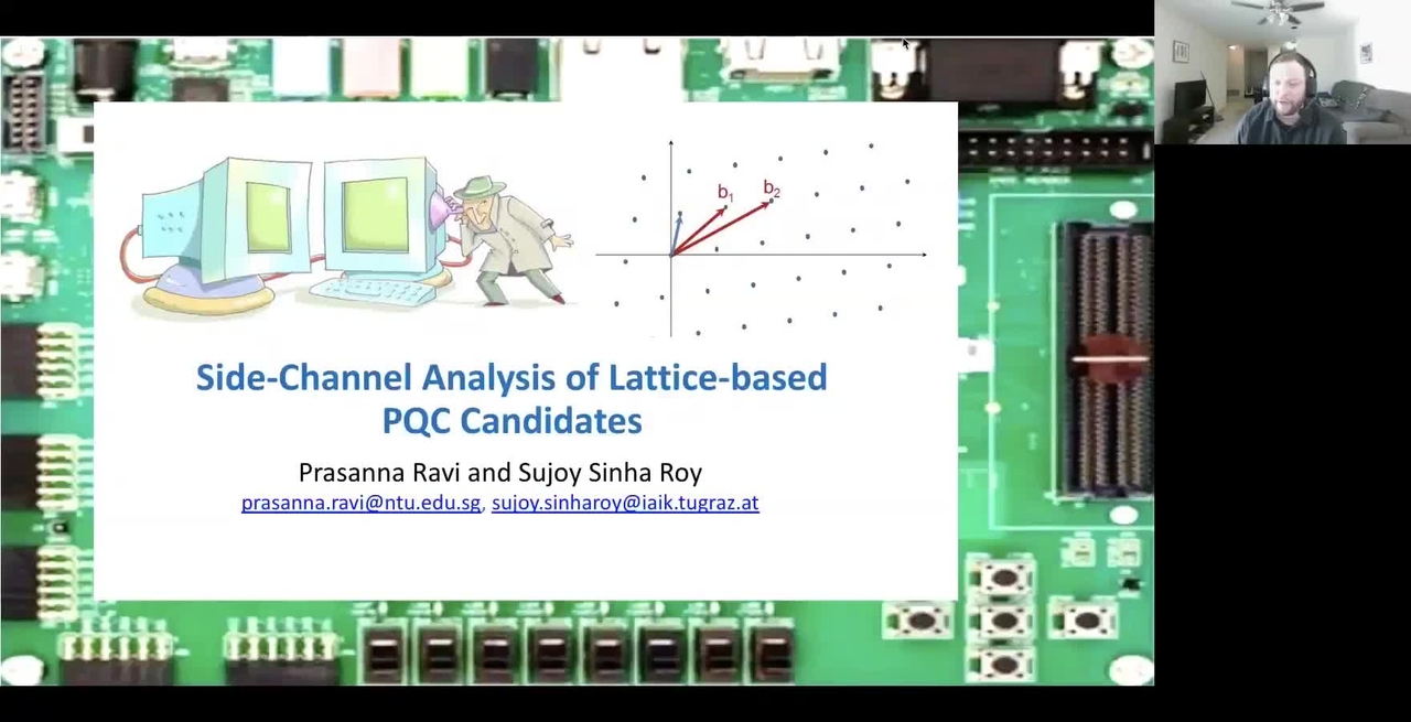 Side-Channel Analysis of Lattice-based PQC Candidates
