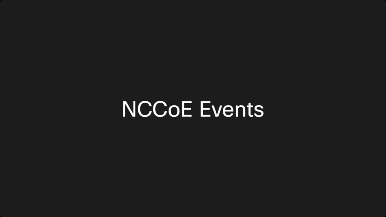 NCCoE Webinar: 5G Cybersecurity