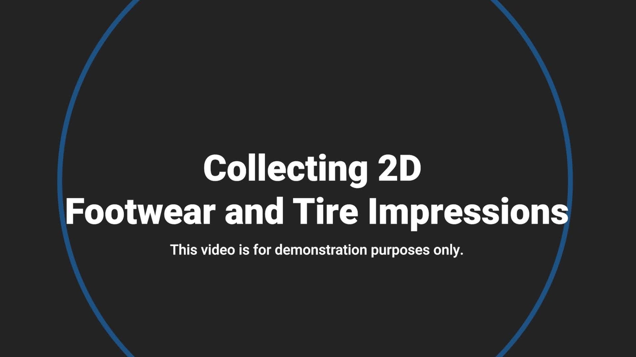 Video #7 - Trace Evidence Collection: Collecting 2D footwear and tire impressions