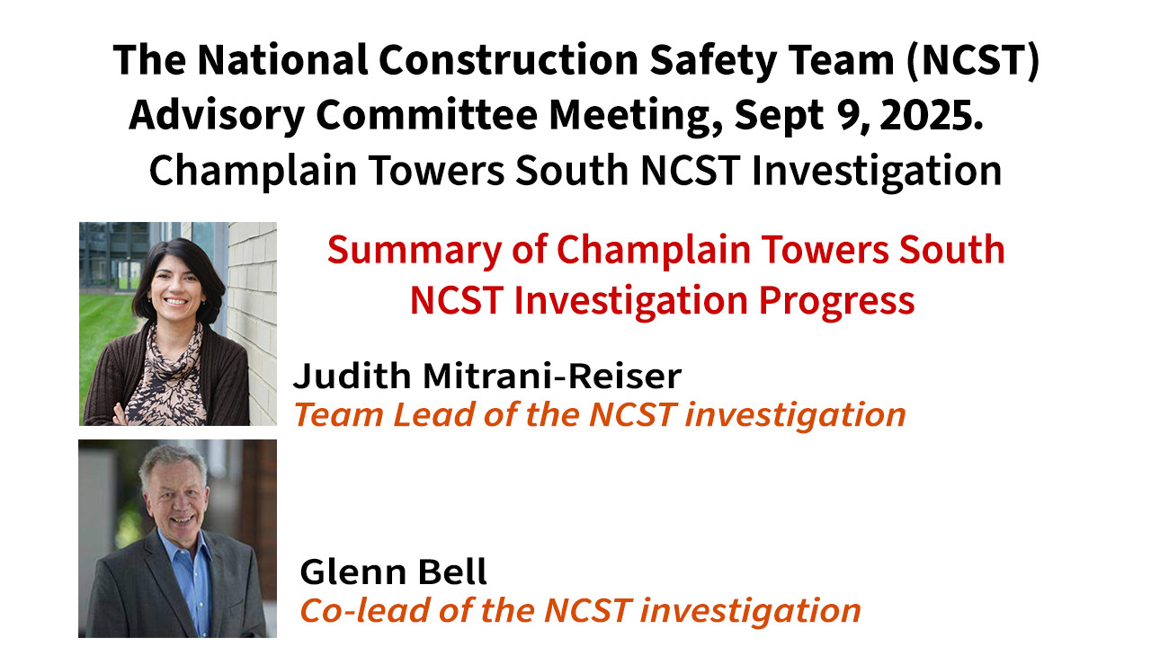 Champlain Towers South NCST Investigation - Sept. 2025 | Summary & Discussion