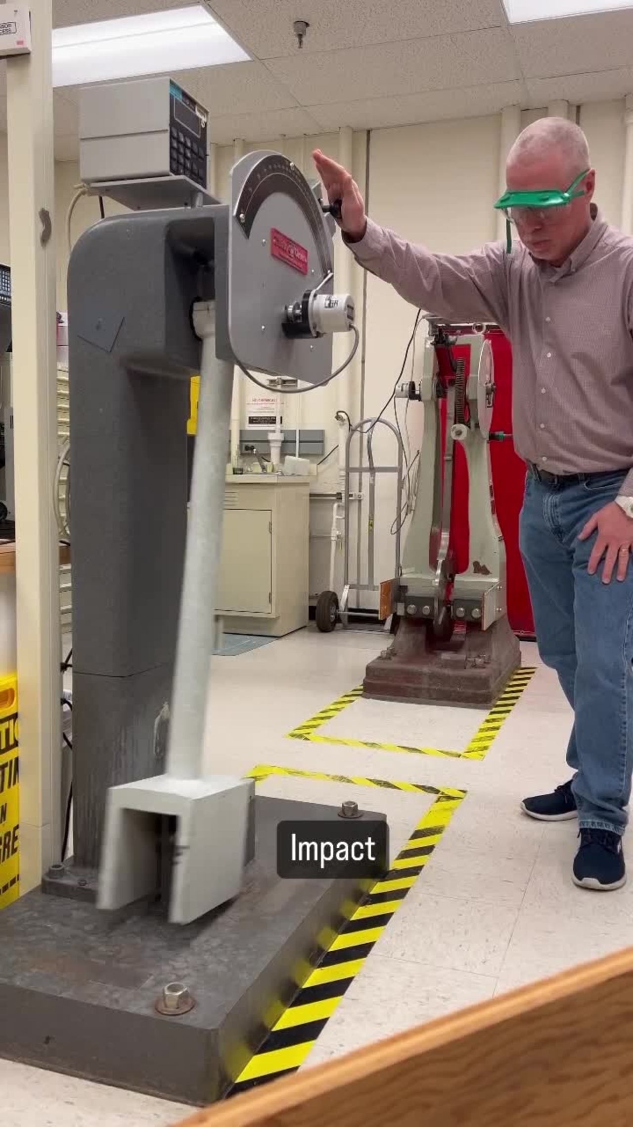 Charpy test for toughness