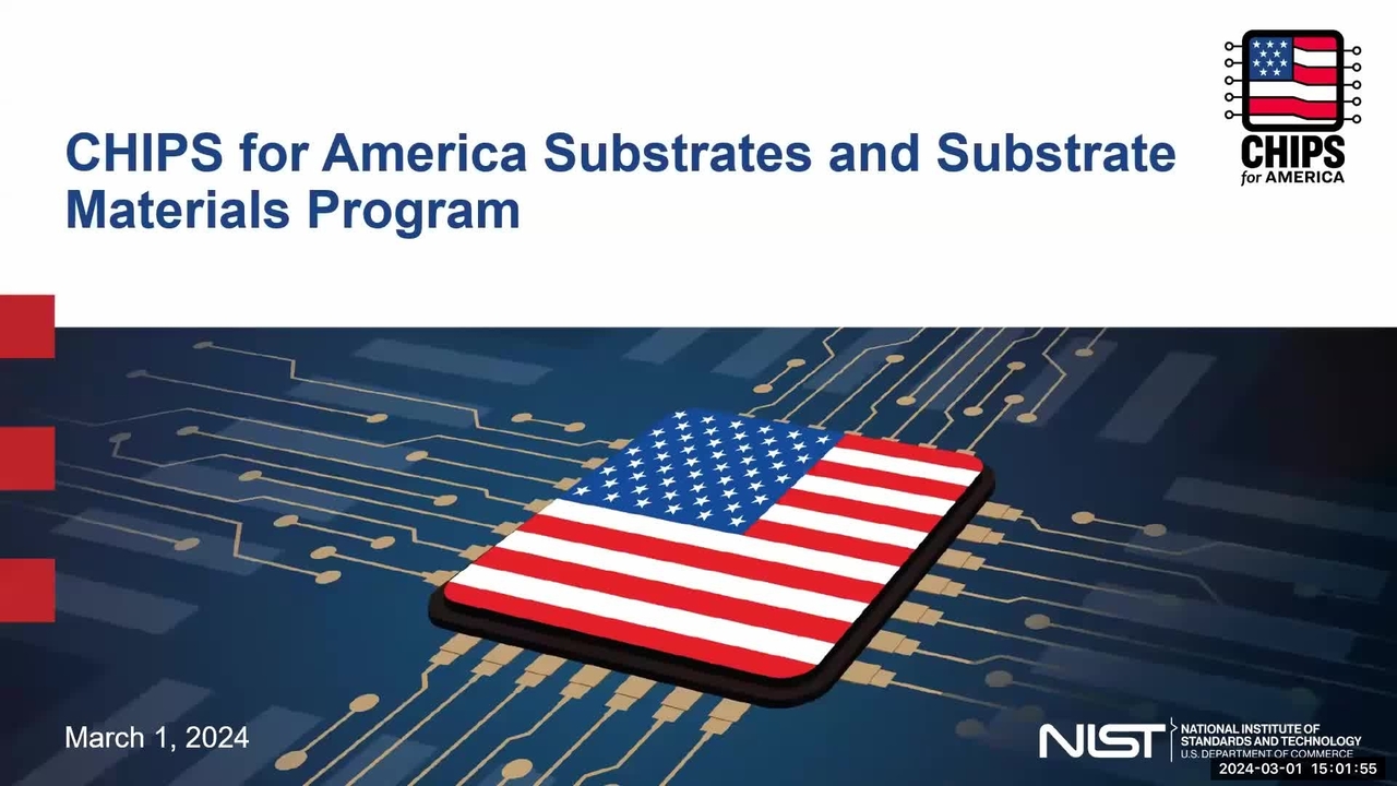 Webinar: CHIPS for America Substrates and Substrate Materials Program
