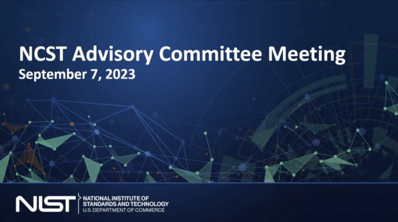 NCSTAC meeting-September 7, 2023