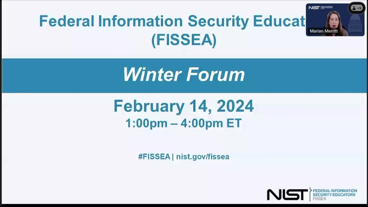 FISSEA Winter Forum: Always Learning, Keeping Current