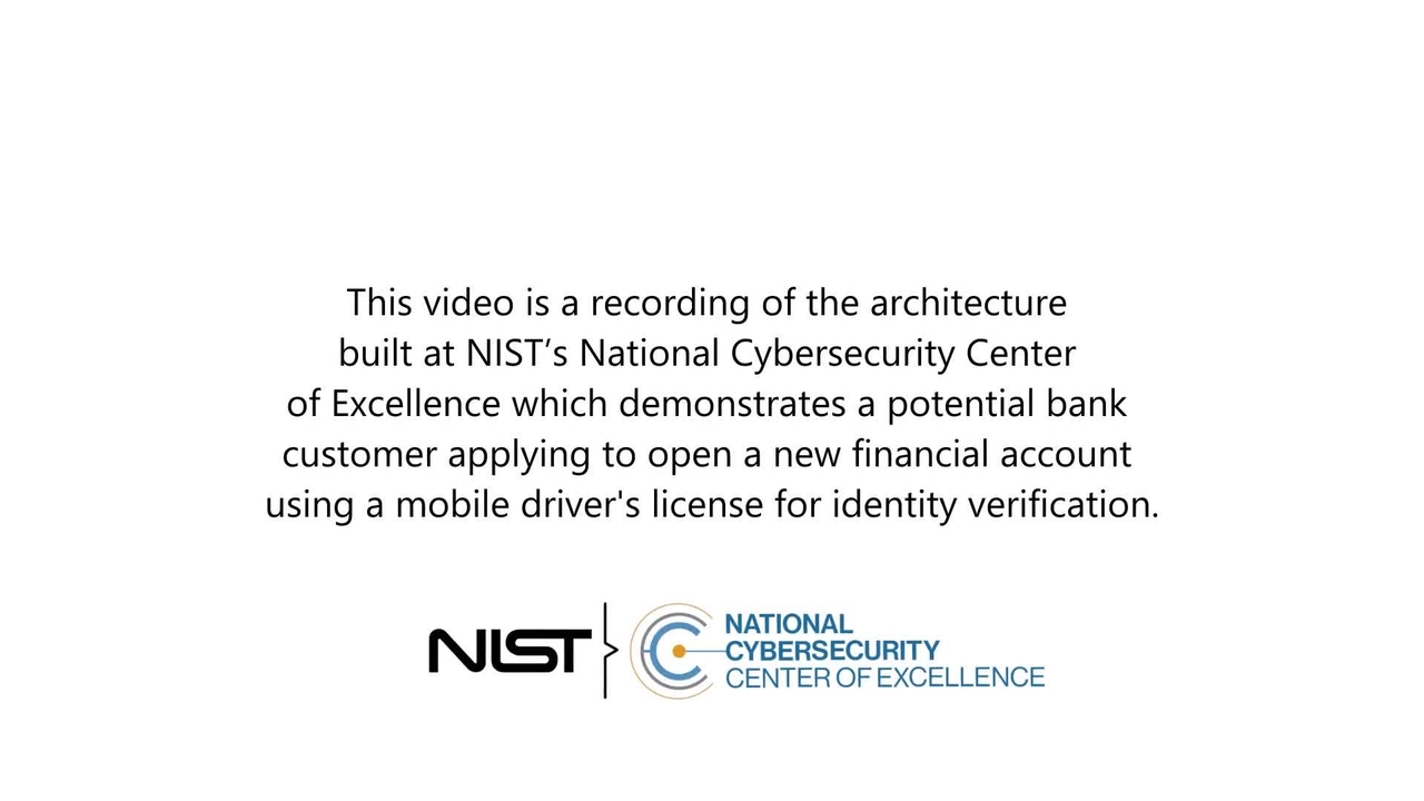 mDL Use Case 1: Account Application