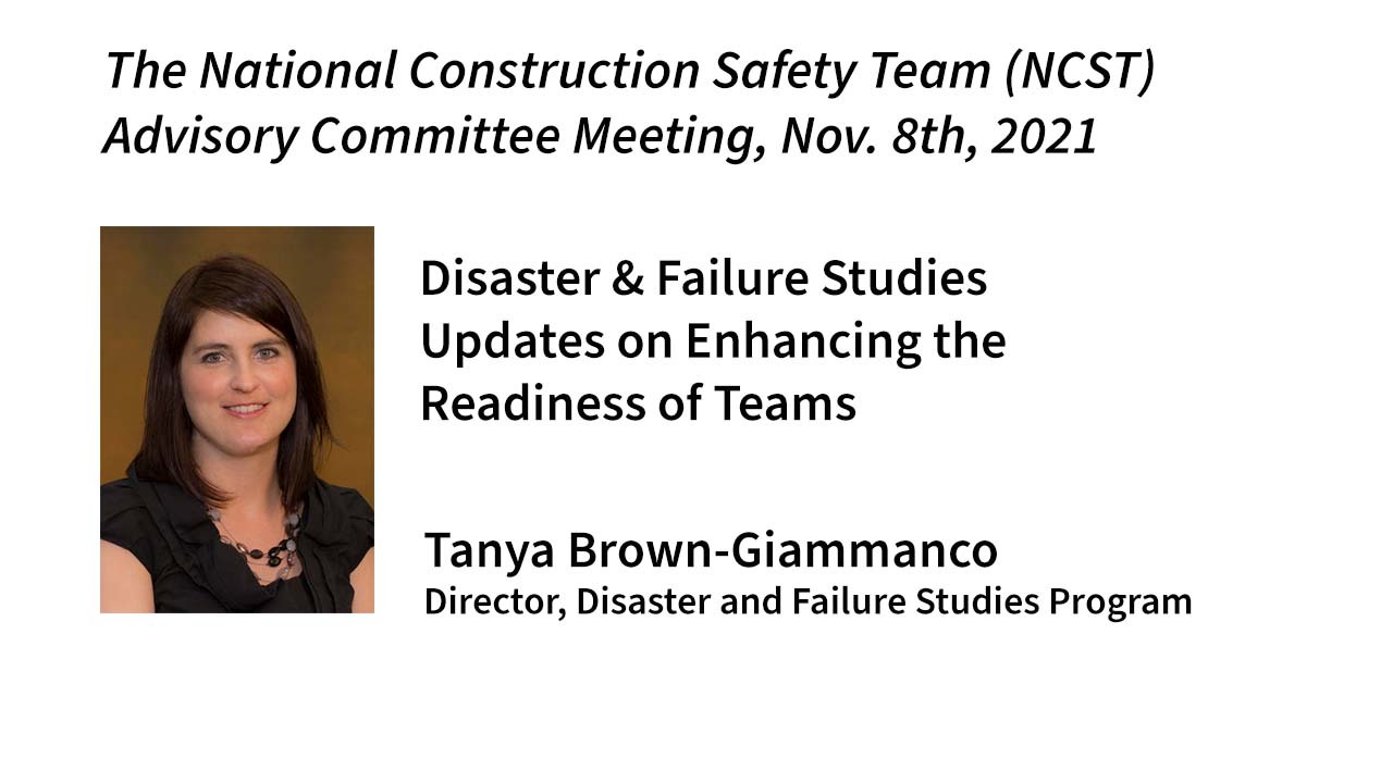 NCSTAC - Tanya Brown-Giammanco - Readiness Teams 