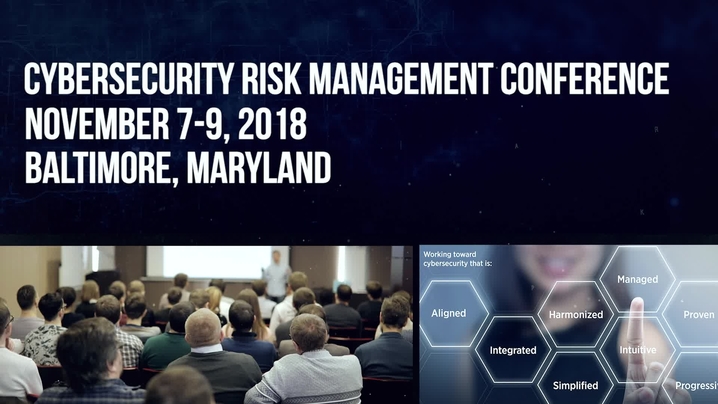 Video thumbnail for 2018 Cybersecurity Risk Management Conference Teaser