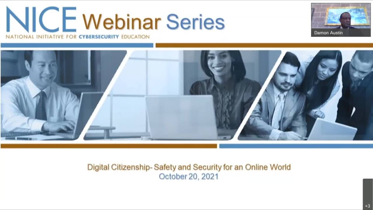 NICE Webinar: Digital Citizenship- Safety and Security for an Online World