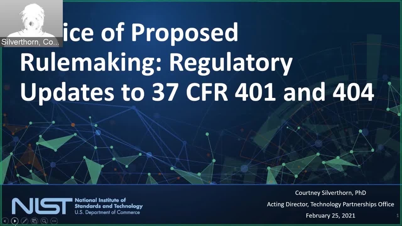 NIST Public Webinar - Bayh-Dole Notice of Proposed Rulemaking.mp4