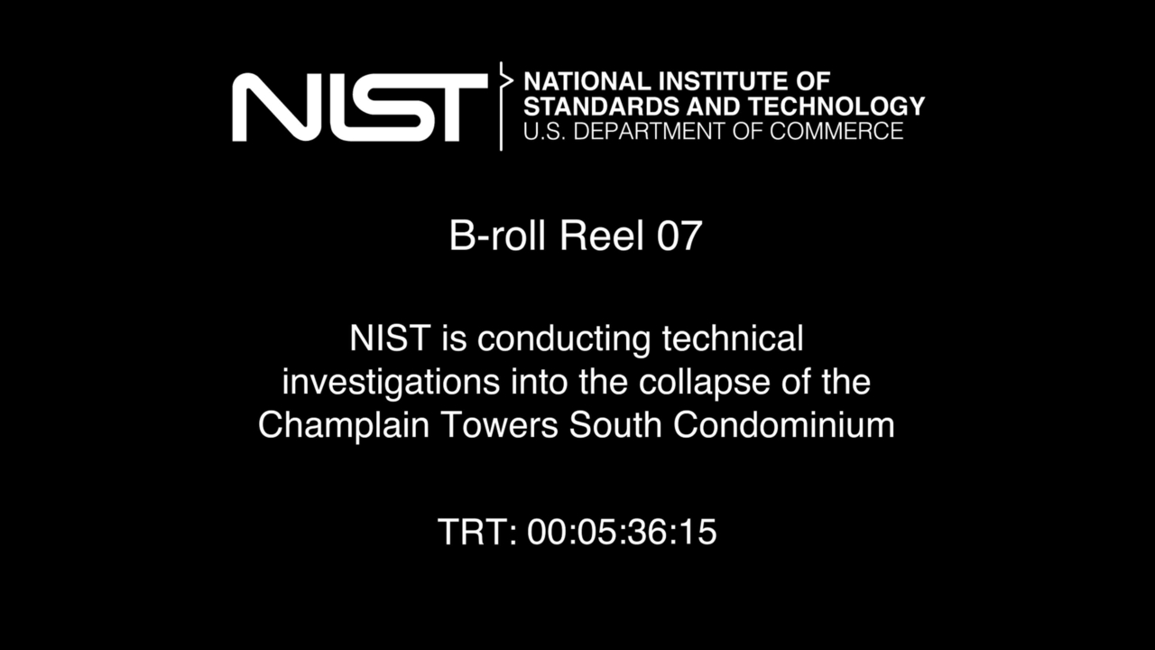 B-Roll Reel #7: Champlain Tower South NIST Investigation | Rebar Testing