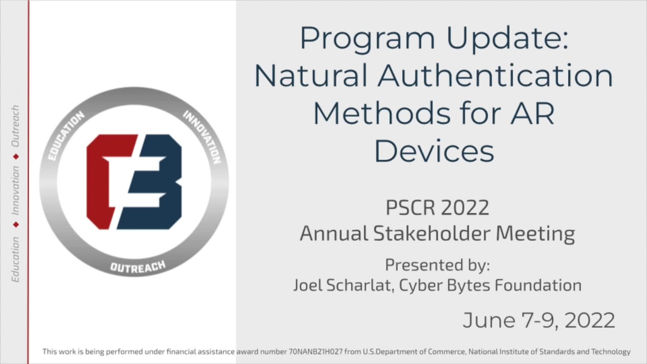 PSCR 2022_Natural Authentication Methods_On-Demand