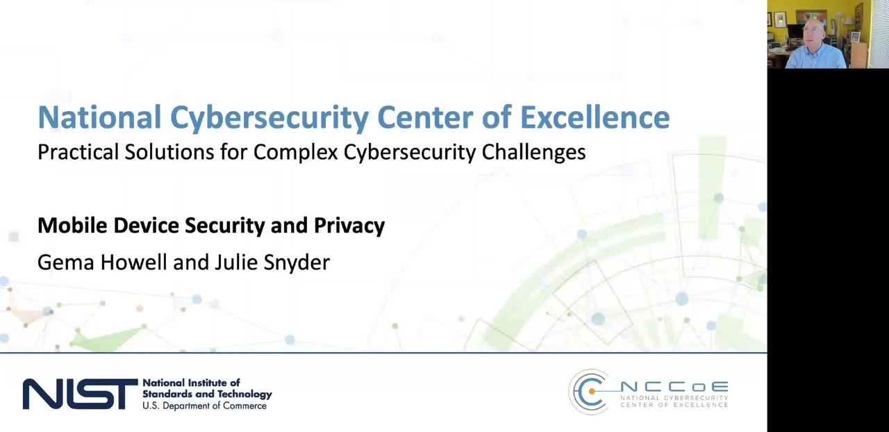 NCCoE Mobile Device Security Webinar Update