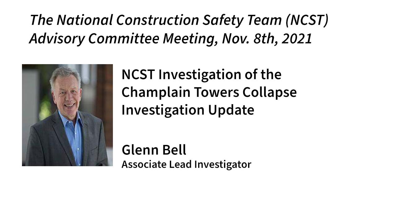 NCSTAC - Glenn Bell - Champlain Towers Collapse