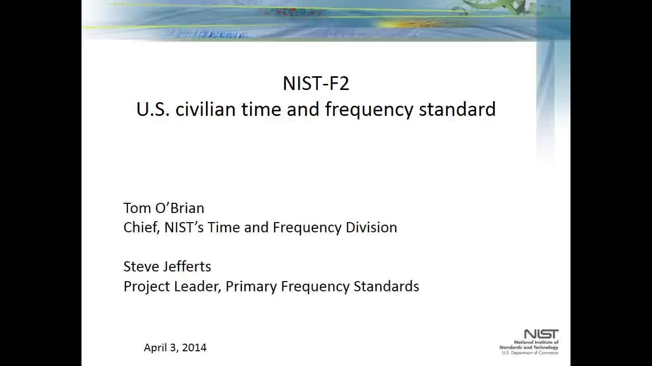 NIST F2 Press Webinar