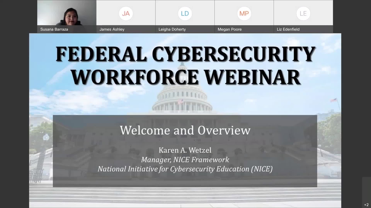 Federal Cybersecurity Workforce Webinar: Assessment Policies, Strategies, and Practices for Cybersecurity Hiring