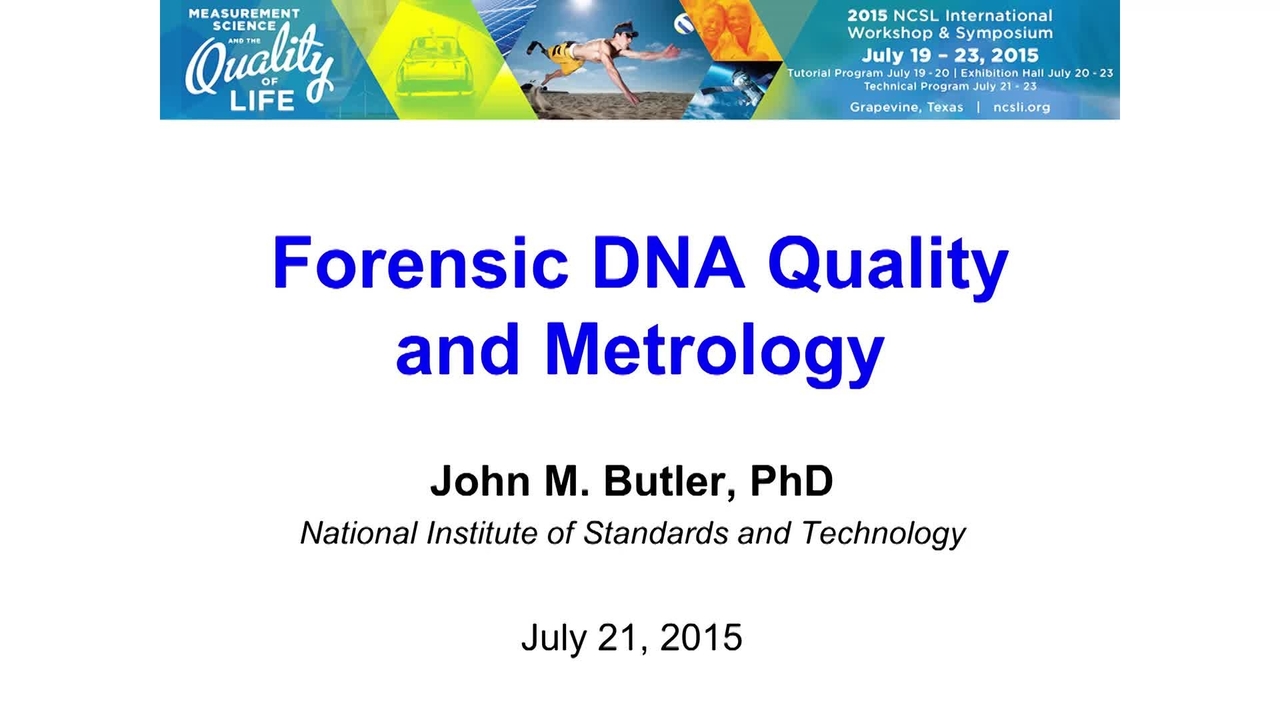 Amazing Stories of Measurement: Forensic DNA