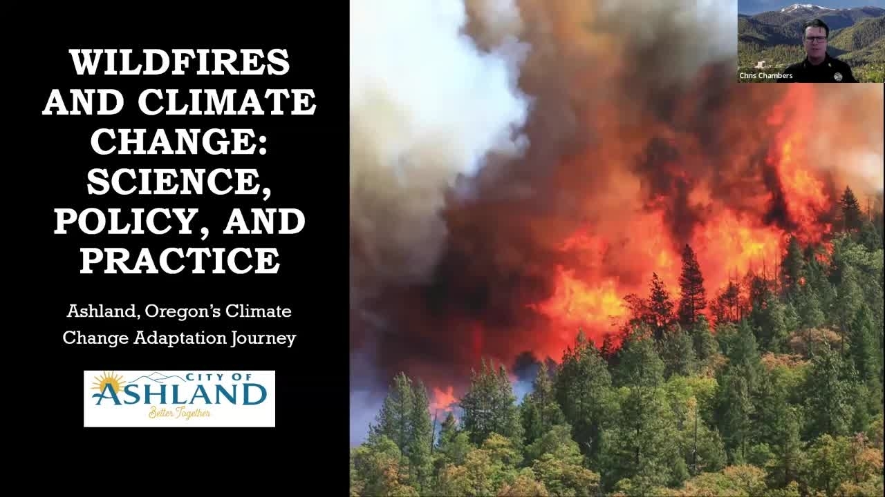 Chris Chambers, City of Ashland, OR (Workshop 3: Wildfire and Urban Planning)