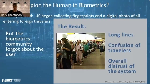 Biometrics @ 60: Human Interaction and Biometrics | NIST