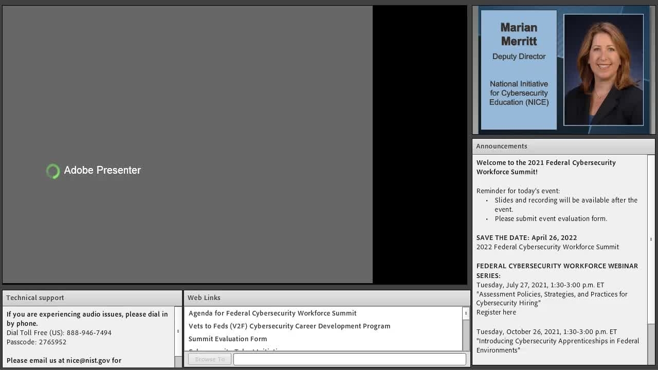 2021 Federal Cybersecurity Workforce Summit